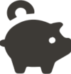 Spardose Geldschweinchen Icon