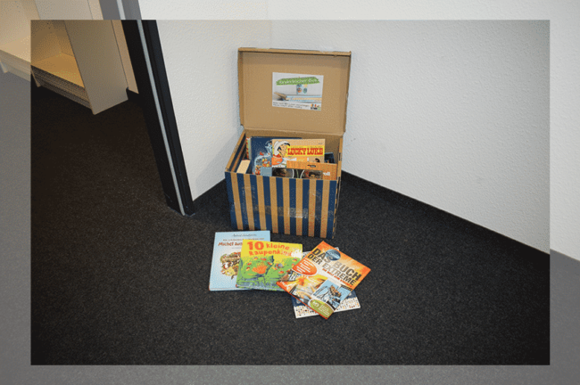 Spendenaktion Eine Bücherkiste von Studibuch